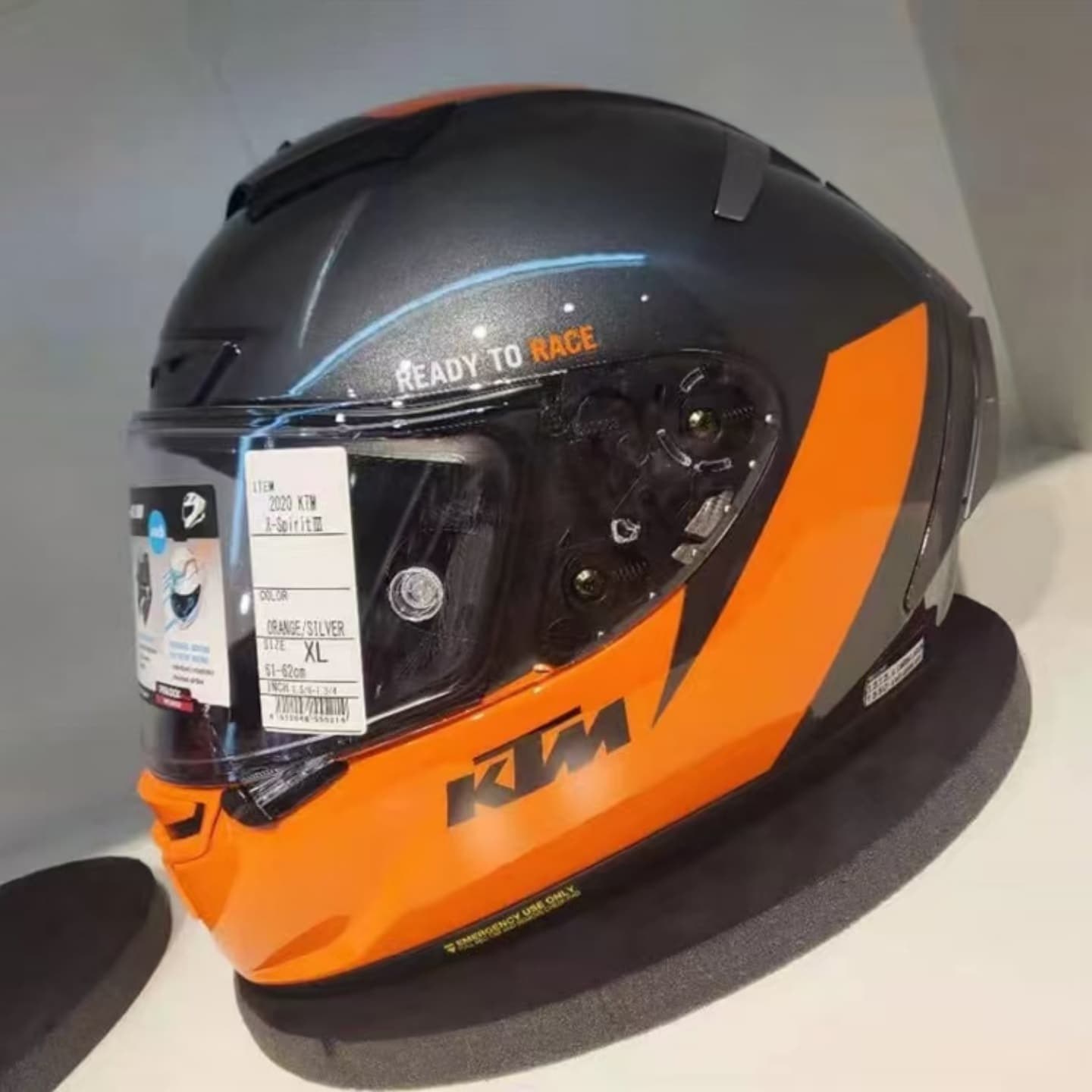 SHOEI X14改KTM联名版花定制服务-进口漆工艺展示
